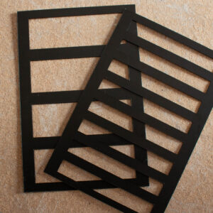 Rectangle stencils 15cm long